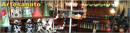Loja de artesanato em São Cristóvão, no Rio de Janeiro