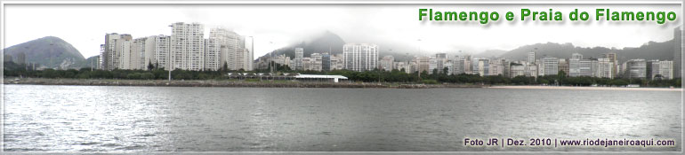 Praia e Parque do Flamengo vistos do mar