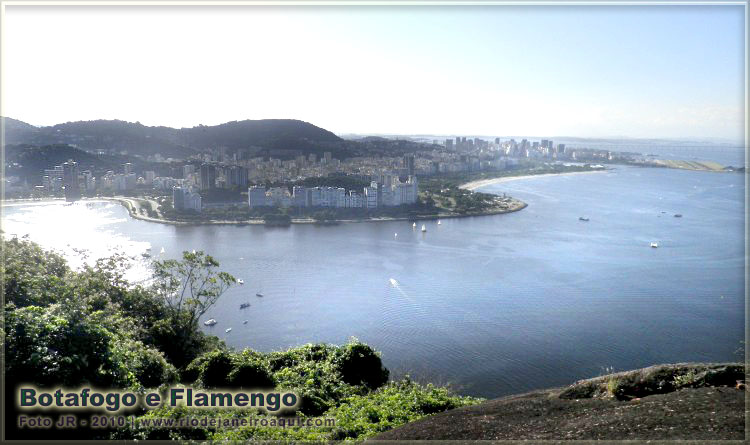 Vista do aterro do Flamengo entre Botafogo e Aeroporto Santos Dumont