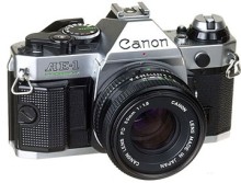 Camera Canon AE-1 Program utilizada para as fotos noturnas do Rio de Janeiro
