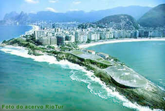 Forte de Copacabana - Vista aérea