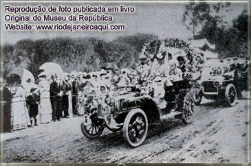 Corso no Rio antigo | Batalha das flores em 1906