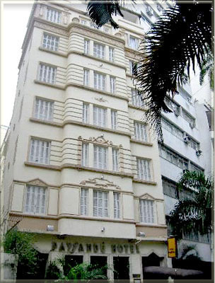 Hotel em rua transversal no bairro do Flamengo
