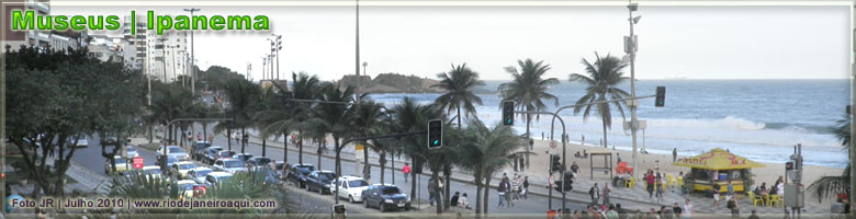 Vista de Ipanema | Praia, calçadão e Av. Vierira Souto
