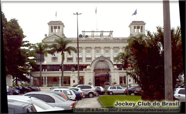 Sede do Jockey Club no Hipodromo da Gávea