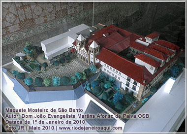 Maquete do Mosteiro de São Bento
