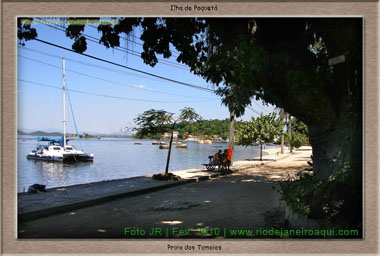 Praia dos tamoios na Ilha de Paqueta