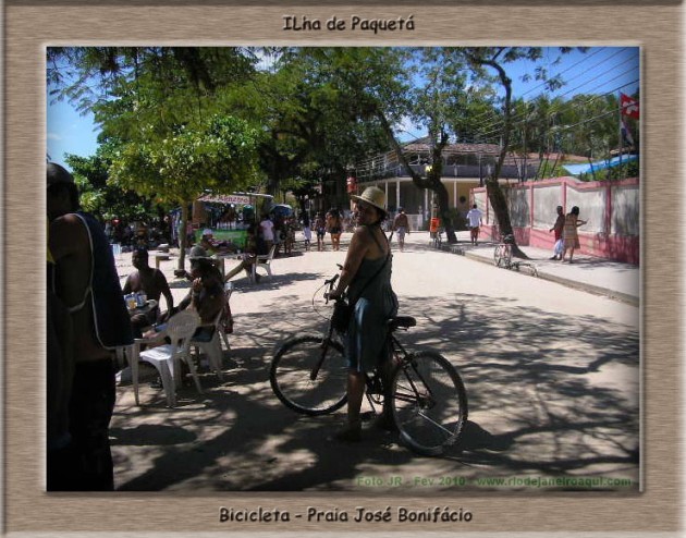 Percorrer a Ilha de Paquet� de bicicleta � uma boa op��o de lazer