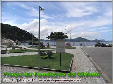 Praça da Fundação da Cidade em sítio histórico