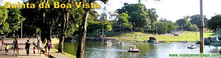 Quinta da Boa Vista no Rio de Janeiro
