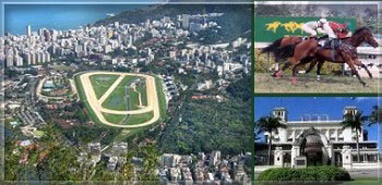 Jockey Club do Brasil no Rio de Janeiro - Pista de corrida e páreo