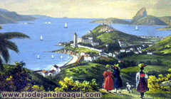 Baia de Guanabara em 1834