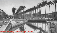 Canal do Mangue | Prolongamento em 1906