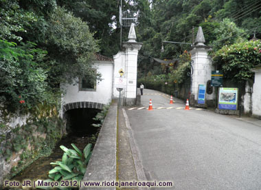 Portão de entrada da Floresta da Tijuca