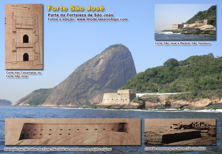 Forte São José | Fotos e plantas da construção