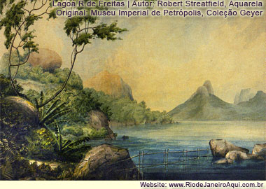 Lagoa Rodrigo de Freitas no século 19