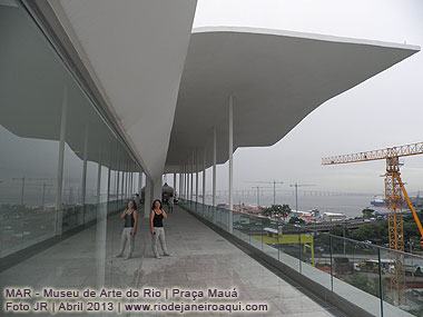 Terraço panorâmico do MAR - Museu de Arte do Rio