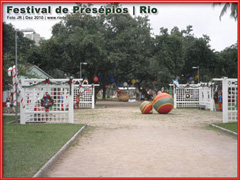 Parque e Praça Jardim de Alah, em Ipanema decorada para o Natal