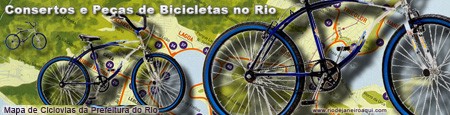Oficinas de conserto e lojas de peças de bicicleta no Rio de Janeiro