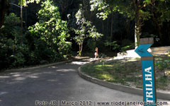 Caminhos e trilhas no Parque da Chacrinha