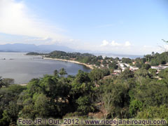 Praia José Bonifácio vista do Morro do Vigário em Paquetá