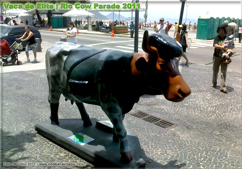 Vaca de Elite faz parte da Rio Cowparade 2011