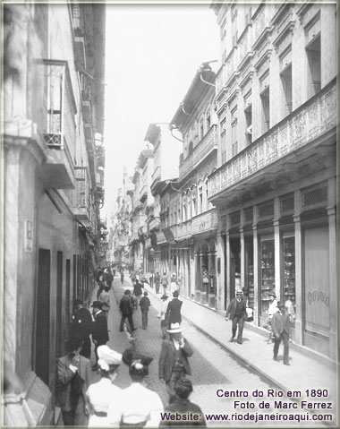 Rua do Ouvidor em 1890