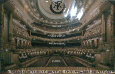 Interior do Teatro Municipal visto do palco