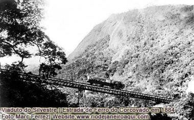 Viaduto do Silvestre | Estrada Ferreo do Corcovado em 1884