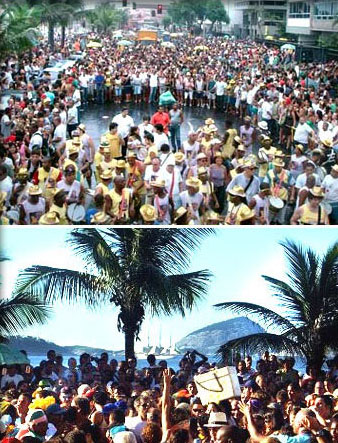 Blocos e bandas do carnaval tem tomado as ruas do Rio de Janeiro