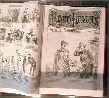 Revista Ilustrada do cartunista Angelo Agostini