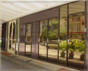 Entrada de apart-hotel da zona sul do Rio de Janeiro