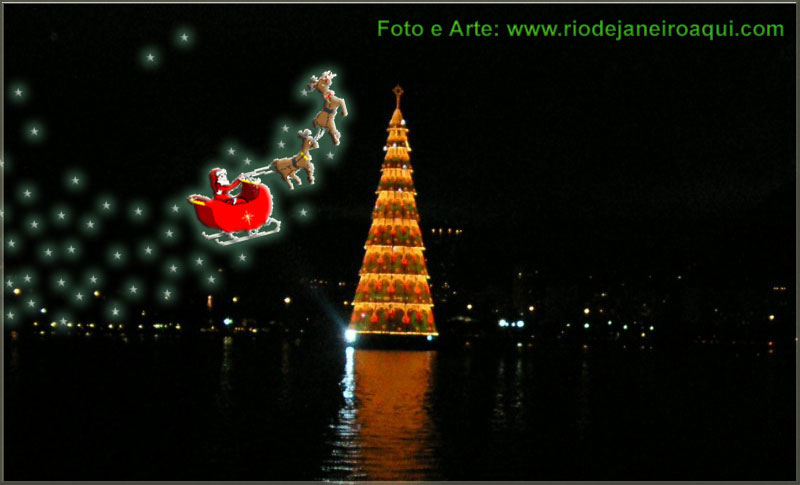 Árvore de Natal Lagoa Rodrigo de Freitas 2020
