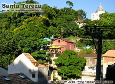 Cena do bairro de Santa Teresa