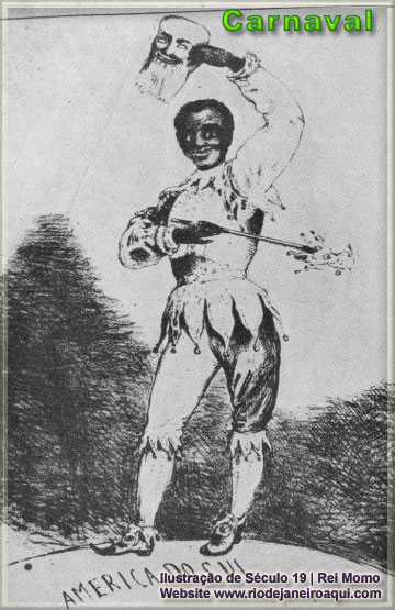 ilustração de carnaval no século 19