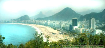 Foto de Copacabana tirada do Forte do Leme