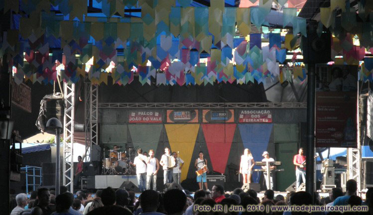 Palco de show da feira de são cristovão