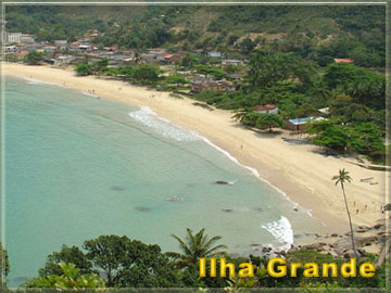 Ilha Grande, praia e villarejo de Provetá