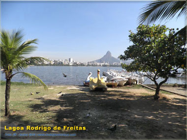 Margens da lagoa rodrigo de freitas