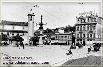 Largo da Lapa | Lampadário no início do século 20