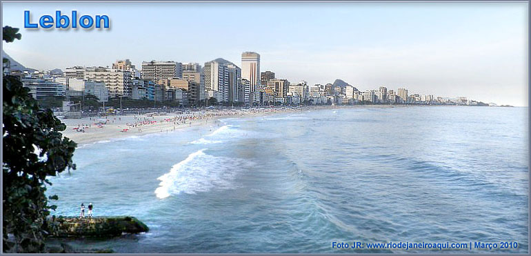 Leblon e Ipanema visto do Mirante do Leblon