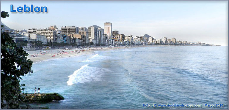 Leblon e Ipanema visto do Mirante do Leblon