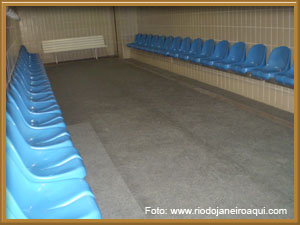 Sala de preleção dos vestiários do maracanã