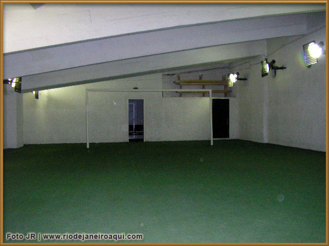 Sala de pré aquecimento no Maracanã