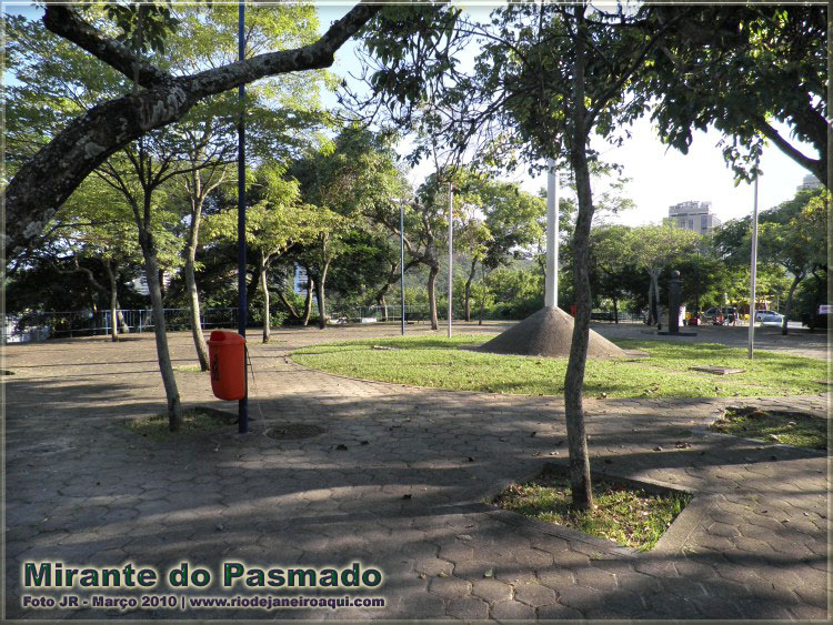 Praça do Mirante do Morro do Pasmado em Botafogo