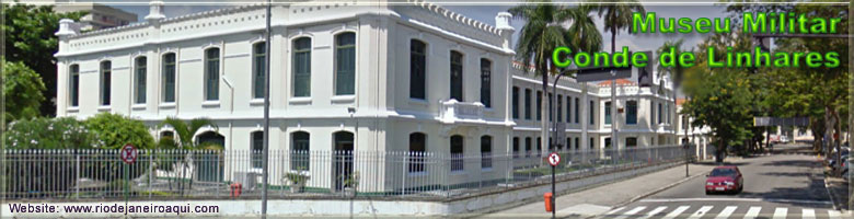 Vista da extensa fachada do Museu Militar Conde de Linhares