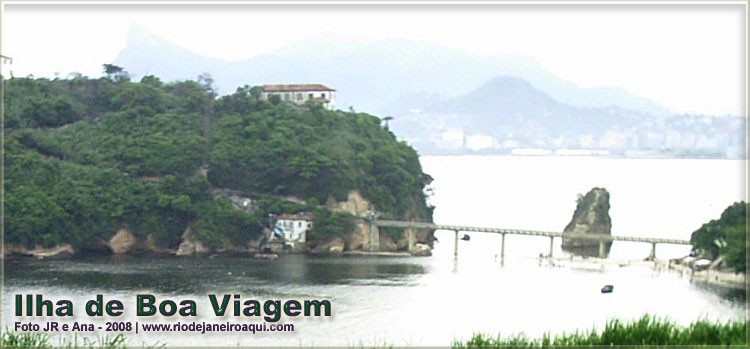 Ilha e igreja da Boa Viagem em Niteroi