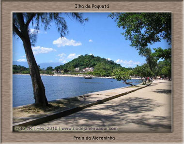 Praia da Moreninha na Ilha de Paquetá