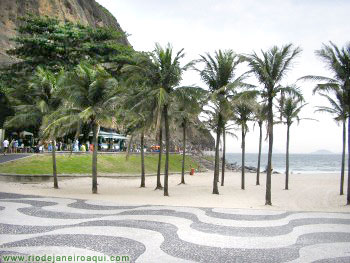 Perto do Caminho do Pescadores, no Leme, em Copacabana