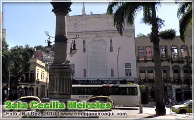 Sala Cecília Meireles no Largo da Lapa